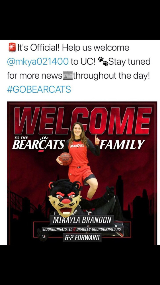Brandon signs with D1 Bearcats!
