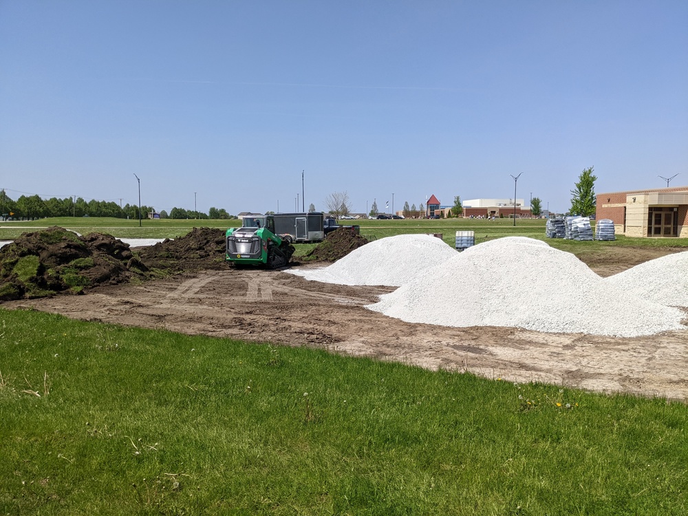 work begins