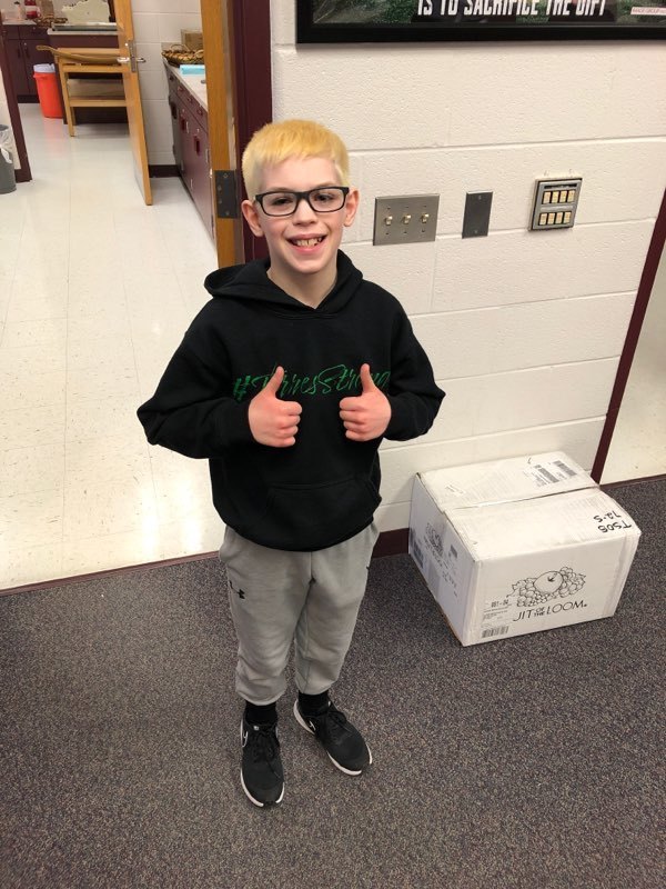 Liberty's sixth grade student Blake Arseneau is receiving an encouraging send off for being a state wrestling qualifier!!! Way to go Blake!!!