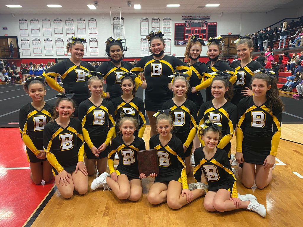 Cheer squad at the Boilermaker Classic Invitational 