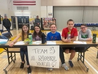 Students teams working together to win the Battle of the Books